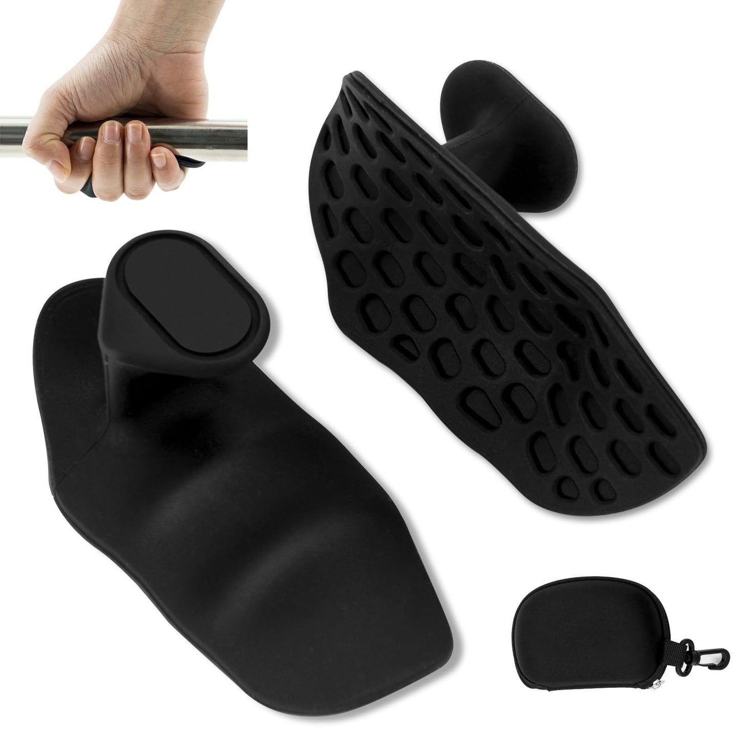 Paar Grip Pads Fitness | Rutschfeste Griffpads für Klimmzüge