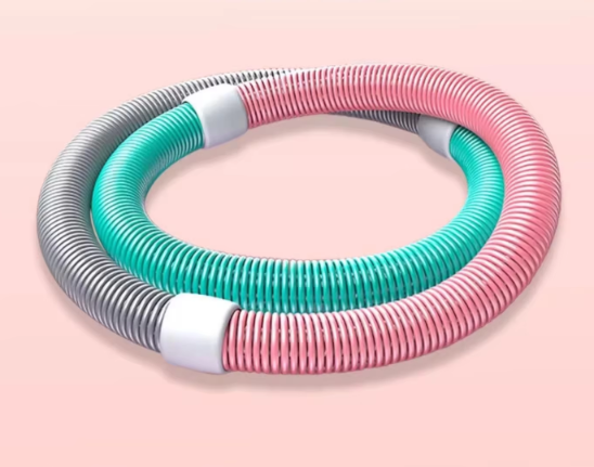 Hula Hoop für Erwachsene – faltbarer Fitness-Reifen für Bauch, Po & Taille