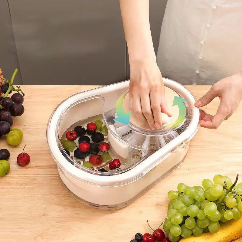 Obst- & Gemüse-Waschmaschine mit Schleuder