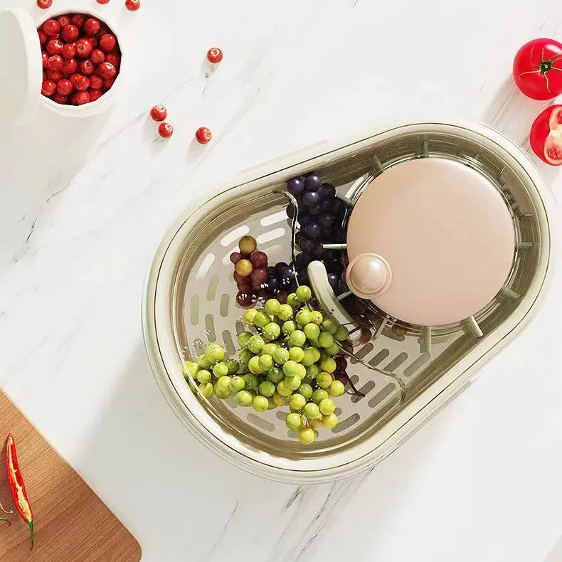 Obst- & Gemüse-Waschmaschine mit Schleuder