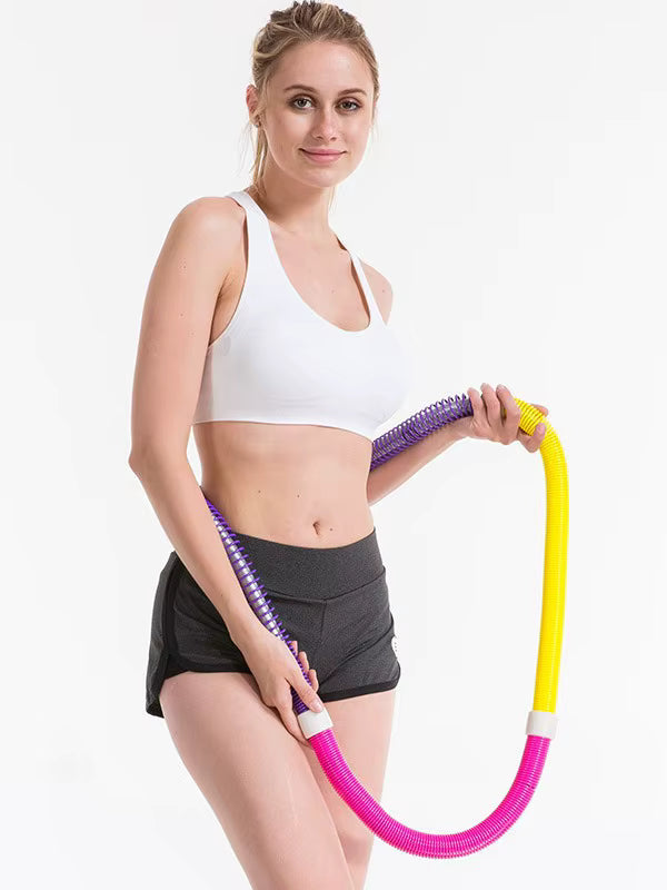 Hula Hoop für Erwachsene – faltbarer Fitness-Reifen für Bauch, Po & Taille