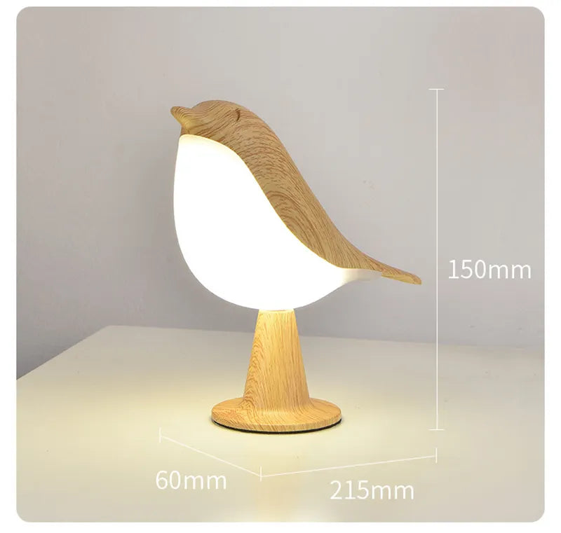 LED Vogel Nachttischlampe mit Aromatherapie