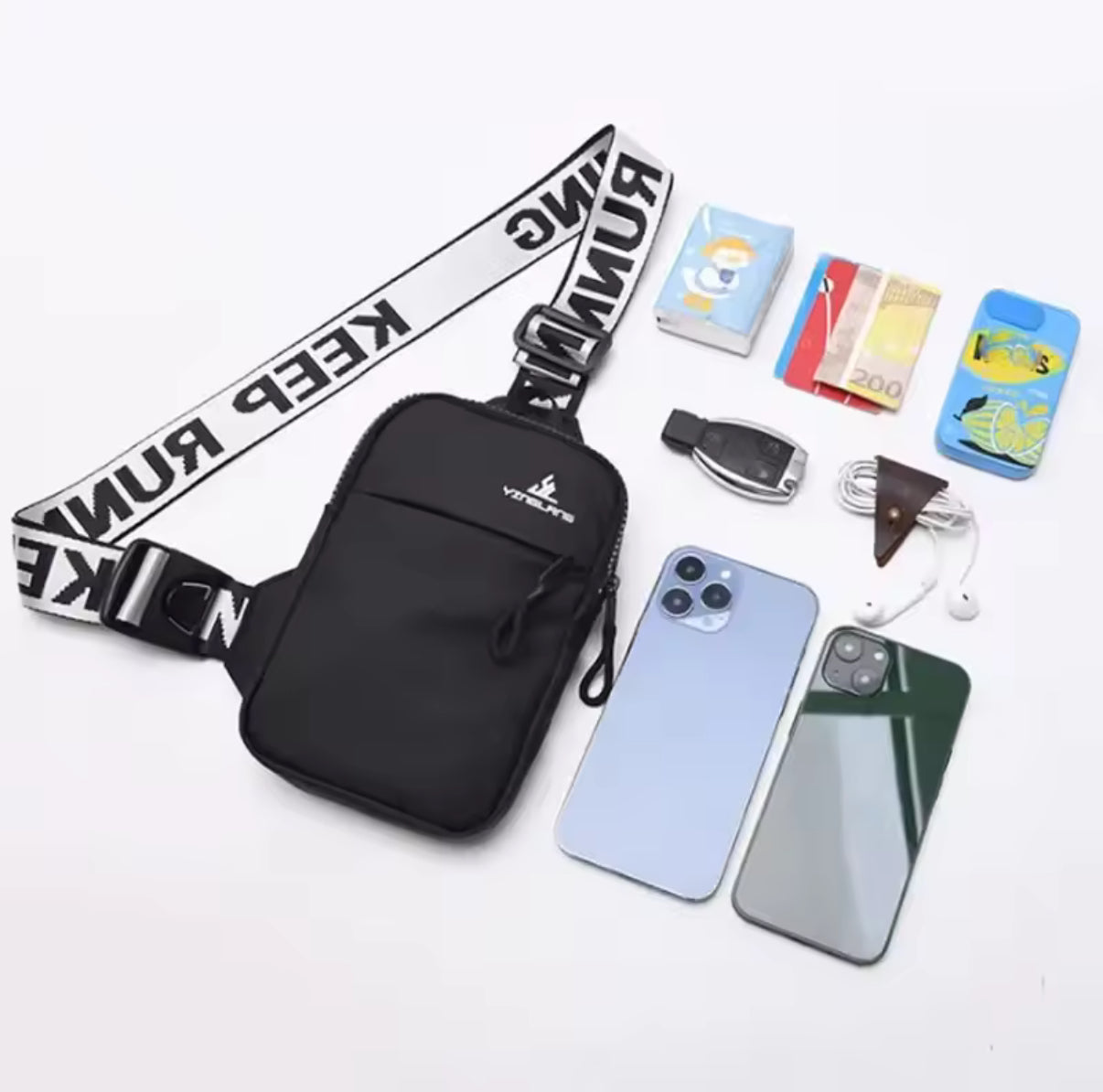 Mini Umhängetasche Damen & Herren – Outdoor Brusttasche