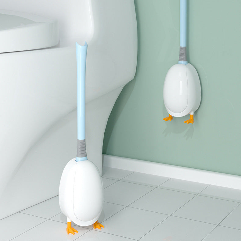 Silikon-Toilettenbürste mit Entenfüßen – 360° Magic Brush für Bad & WC