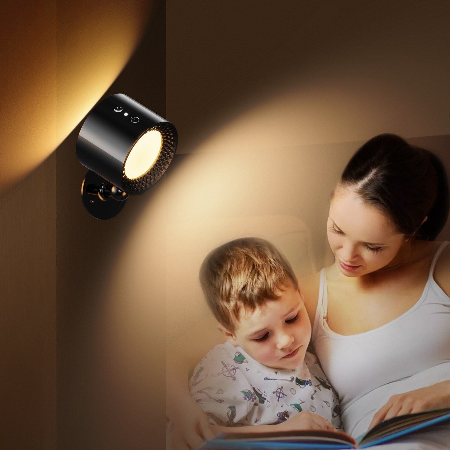LED-Wandleuchte 360°