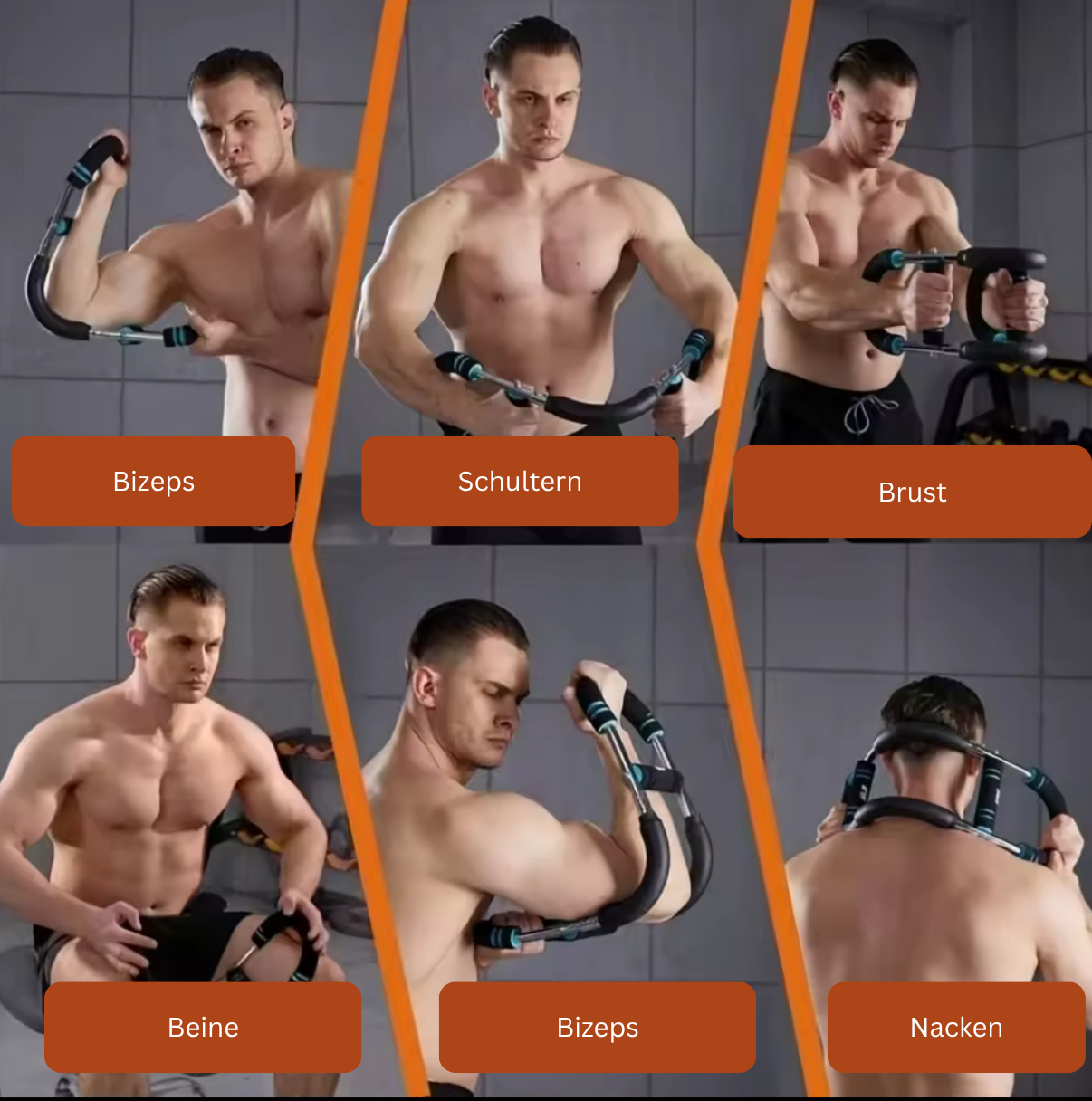 Verstellbarer Armtrainer Krafttraining für Brust, Arme & Schultern
