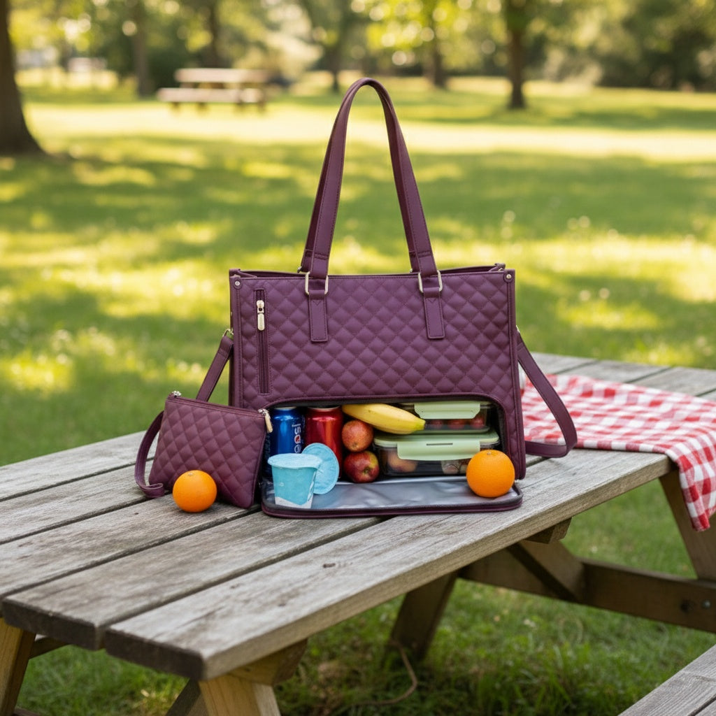 Stylische Damen Handtasche mit Kühlfach
