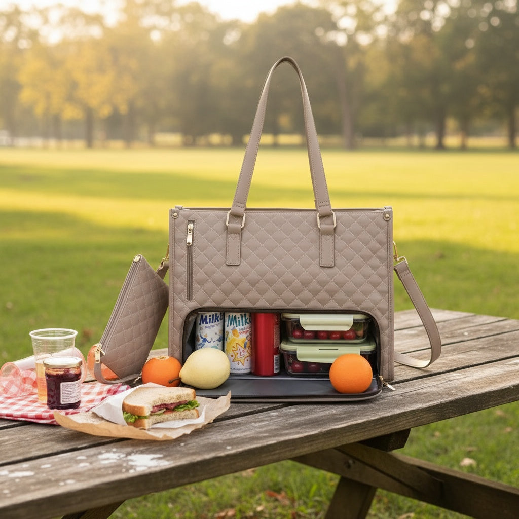 Stylische Damen Handtasche mit Kühlfach
