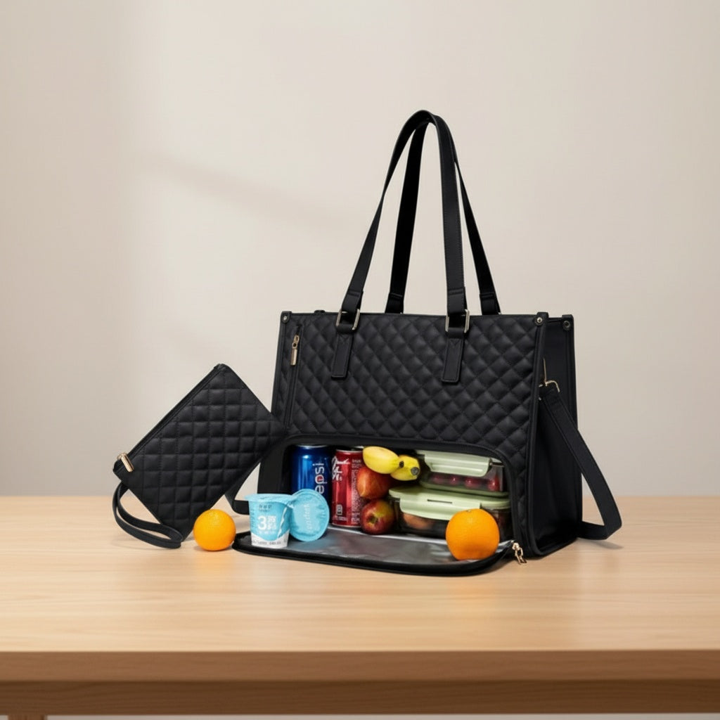 Stylische Damen Handtasche mit Kühlfach