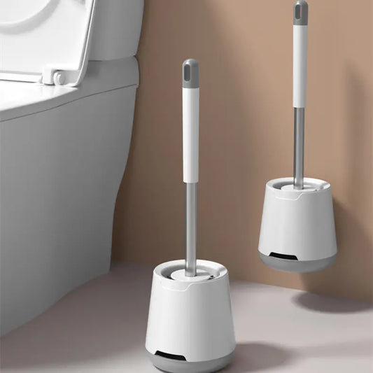 Silikon Toilettenbürste mit Halter – WC-Bürste mit Schnell-Trocknung & Wandmontage
