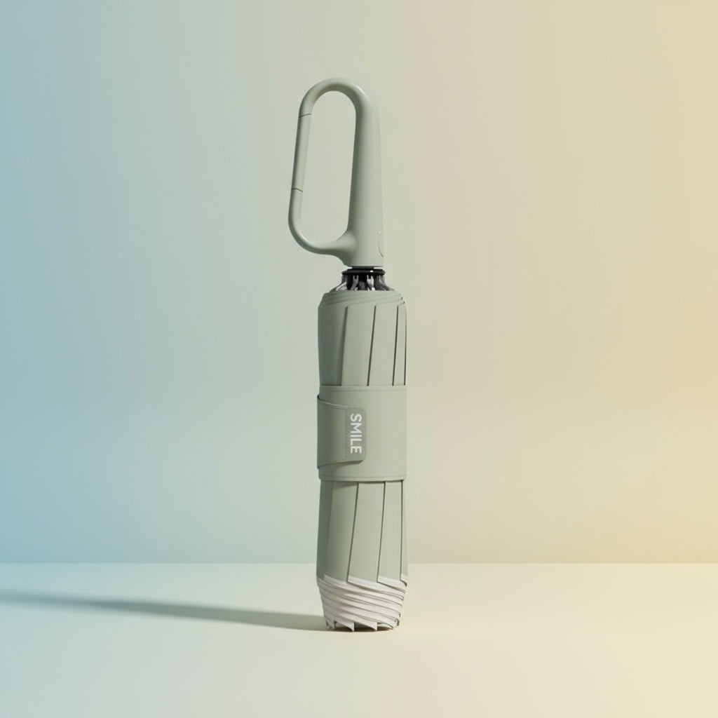 Sturmsicherer Regenschirm mit reflektierender Kante