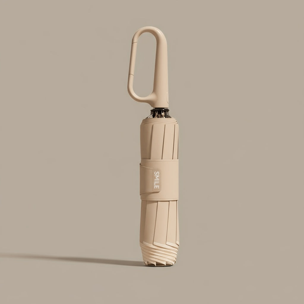 Sturmsicherer Regenschirm mit reflektierender Kante