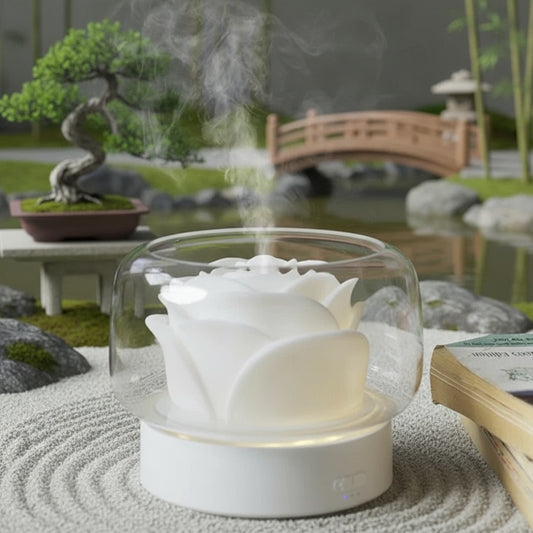 Aromatherapie-Luftbefeuchter – Ultraschall-Diffuser mit LED-Stimmungslicht & Duftöl-Funktion