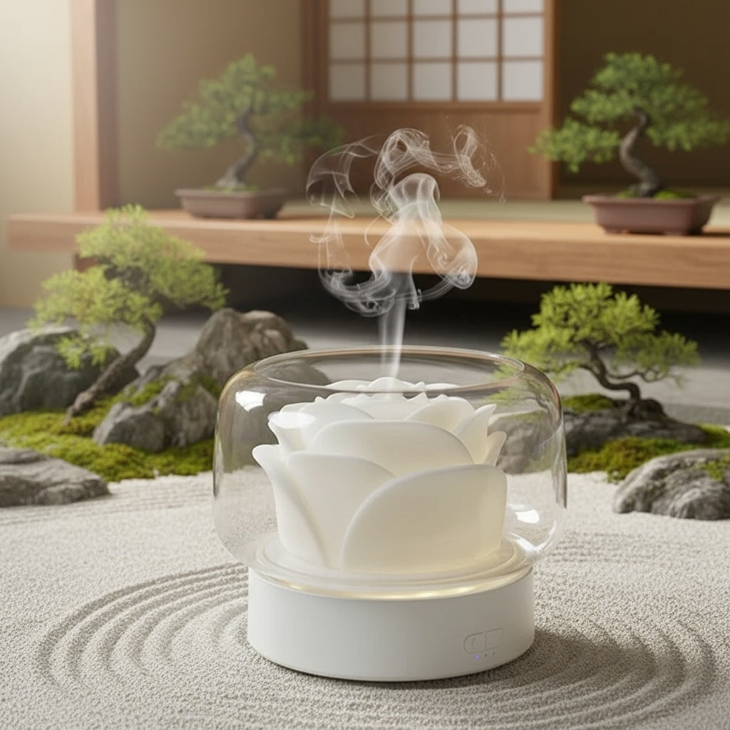 Aromatherapie-Luftbefeuchter – Ultraschall-Diffuser mit LED-Stimmungslicht & Duftöl-Funktion