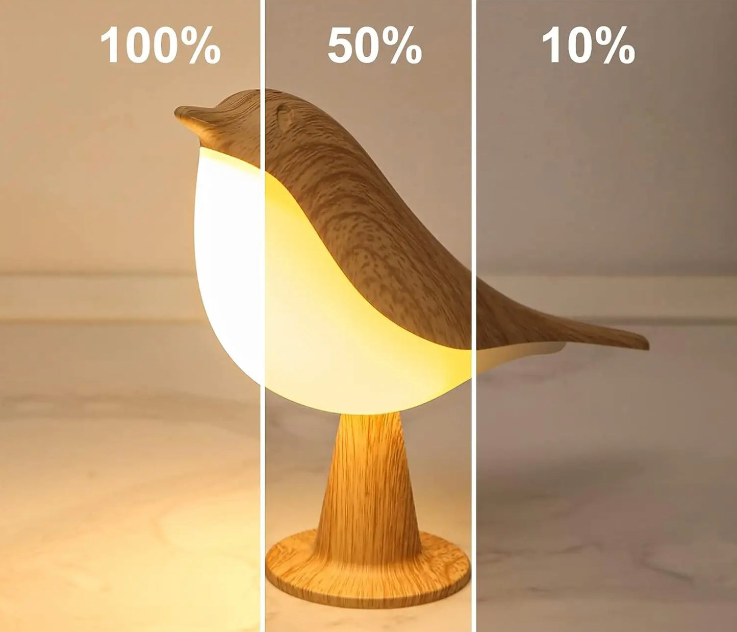 LED Vogel Nachttischlampe mit Aromatherapie