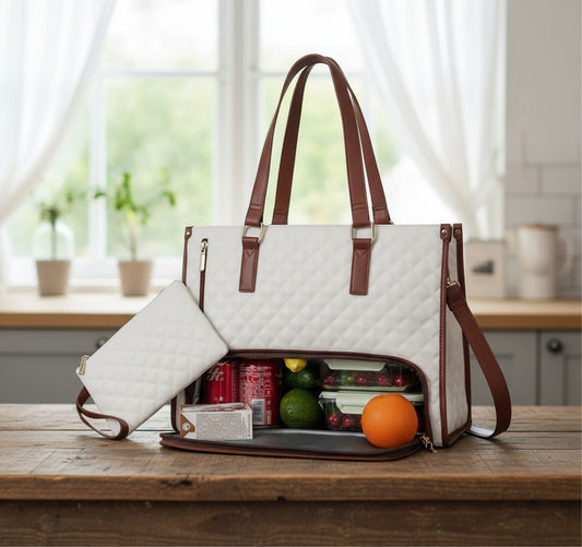Stylische Damen Handtasche mit Kühlfach