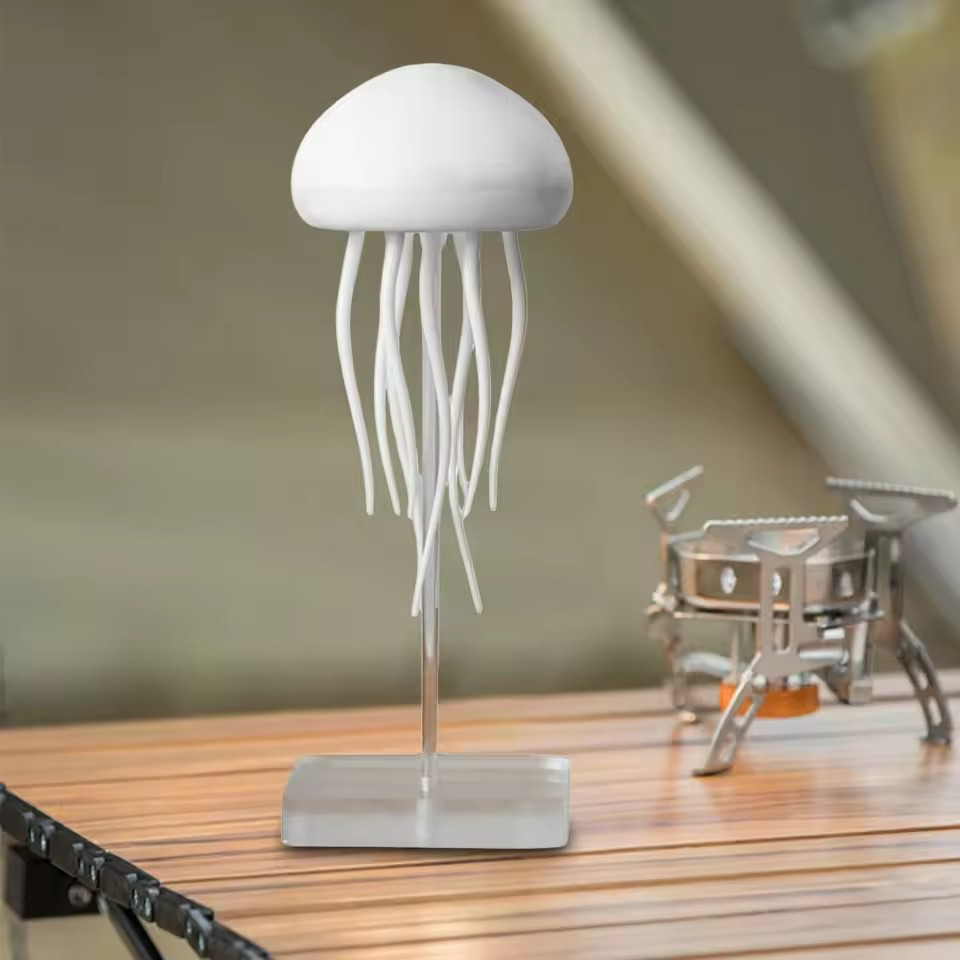 RGB Quallen Lampe – LED Nachtlicht mit Tentakel-Design & Farbwechsel